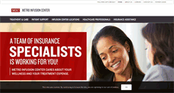 Desktop Screenshot of metroinfusioncenter.com